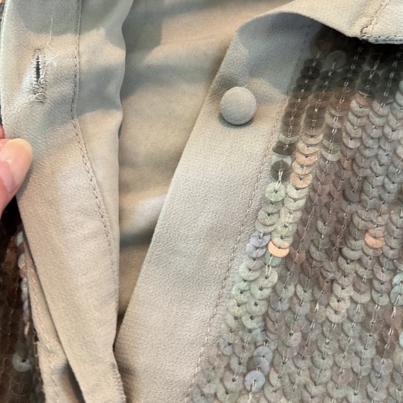 ASOS Sequin Lined Shirt Gorgeous Holiday Party - Picture 10 of 12